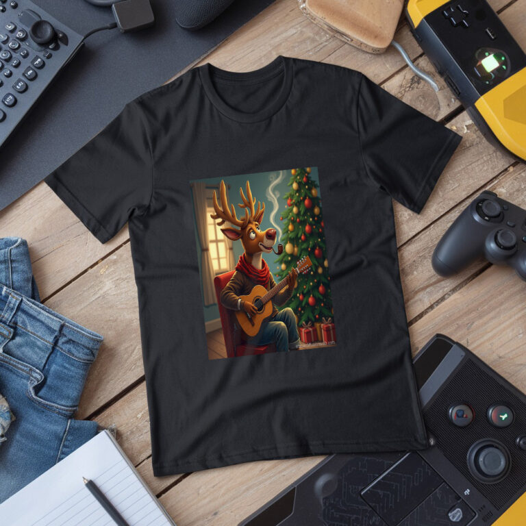 Rock the Holidays with Style – Meet Our Christmas Reindeer Tee